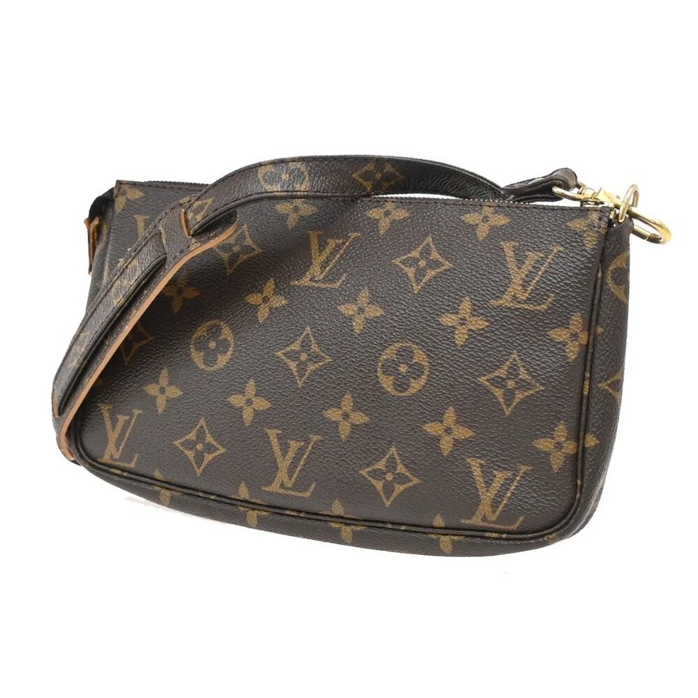 LOUIS VUITTON Pochette Accessoires Shoulder Bag Monogram Leather 498-082025